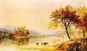 Jasper Cropsey River Isle Norge oil painting reproduction